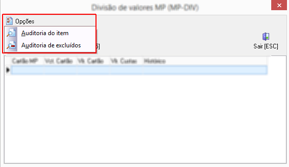Auditoria de Divisão MP