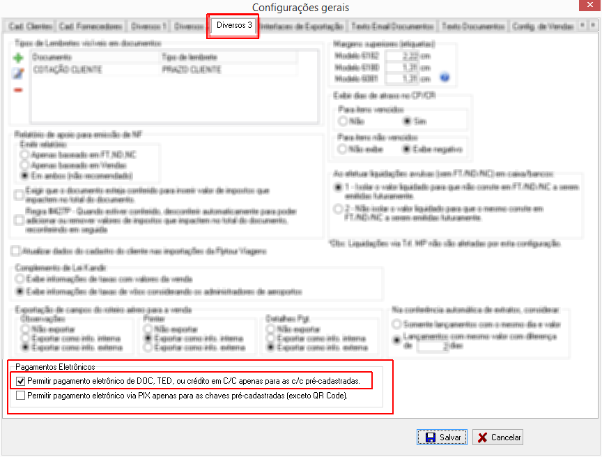 Cadastro de boletos para pagamento eletrônico