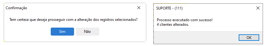 Confirma&ccedil;&atilde;o de altera&ccedil;&atilde;o do promotor