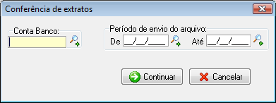 Consultar extratos cadastrados