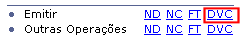 Atalho para emissão de DVC pelo botão [Resumo] da venda.