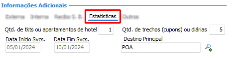 Informações adicionais guia estatísticas