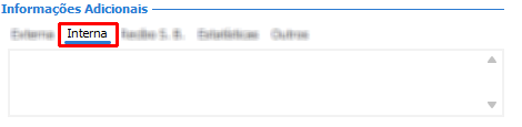 Informações adicionais Interna