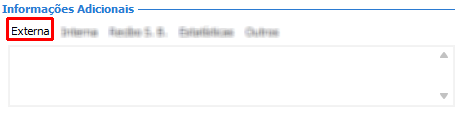 Informações adicionais Externa