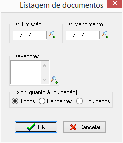 Exportação de listagem de Pcs e Ncs