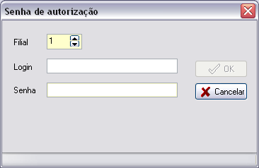 Tela de login