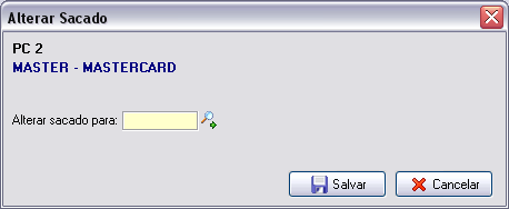 Alterando a maquineta de um parcelamento