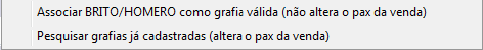 Opções para normalizar a grafia do campo pax