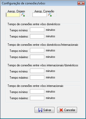 Configuração de conexões