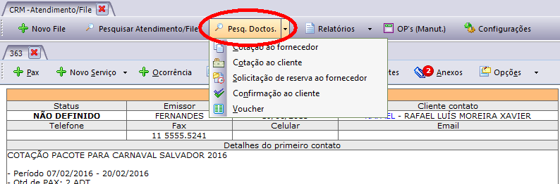 Pesquisa de documentos