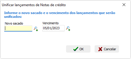 Informação do sacado e do vencimento