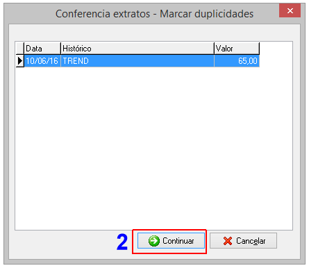 Selecionar item em duplicidade