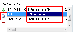 Imagem destacando como a numeração do cartão